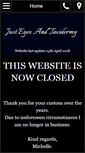 Mobile Screenshot of justeyesandtaxidermy.com